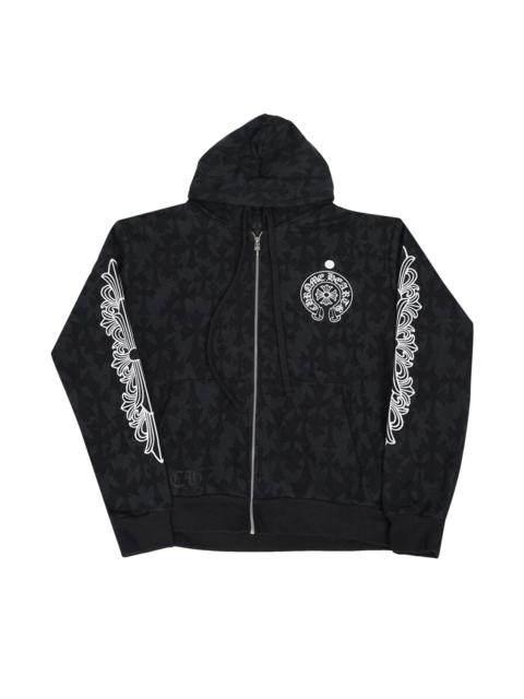 Chrome Hearts Chrome Hearts Plus Cross All Over Print Zip Up
