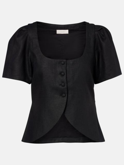 Emma linen top