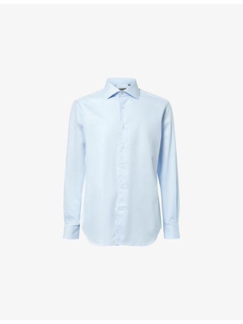 Regular-Fit Wrinkle-Free Cotton Shirt