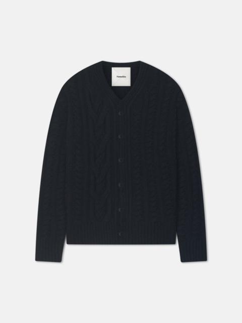 Boucle Cable Cardigan