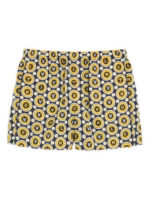 printed swim shorts