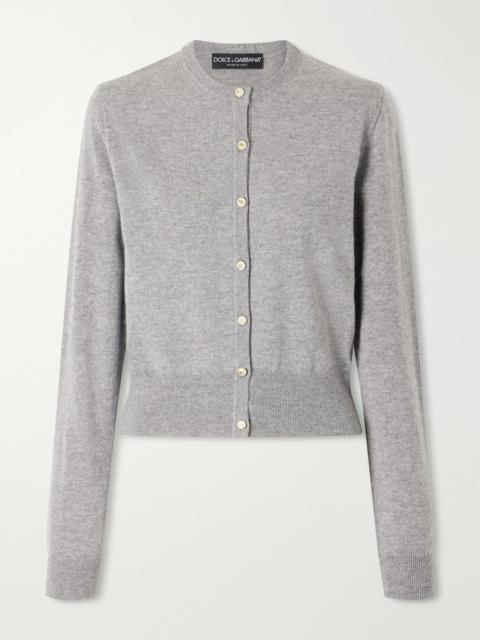 Cashmere cardigan Gray