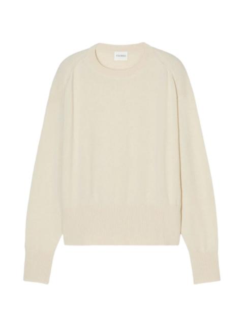 crew-neck cashmere sweater
