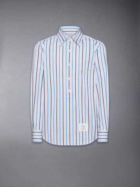 STRIPED POPLIN ARMBAND POPOVER ARMBAND SHIRT