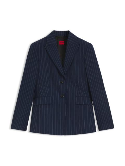 REGULAR-FIT BLAZER WITH PINSTRIPE