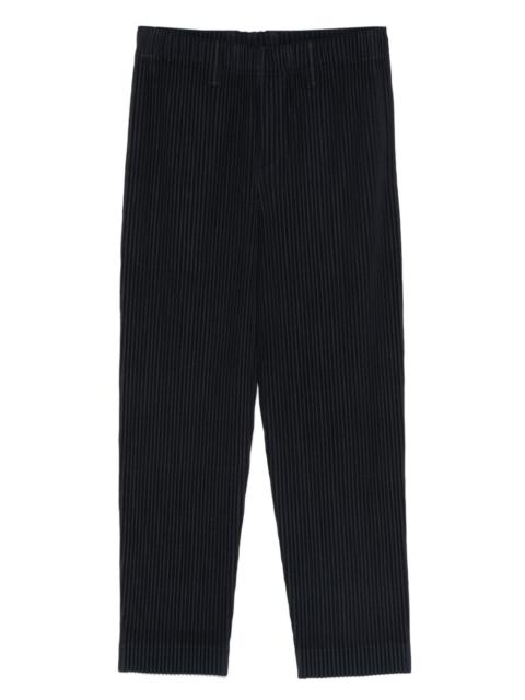 plissé elasticated trousers