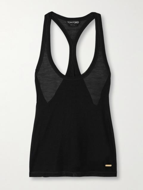Silk-jersey Tank