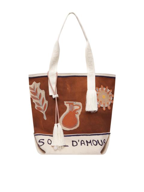 Soleil D'Amour Patch Shopper Tote