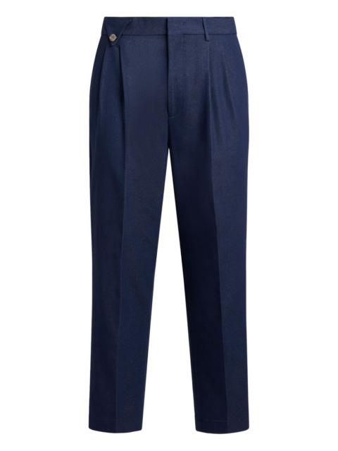 darted tailored trousers