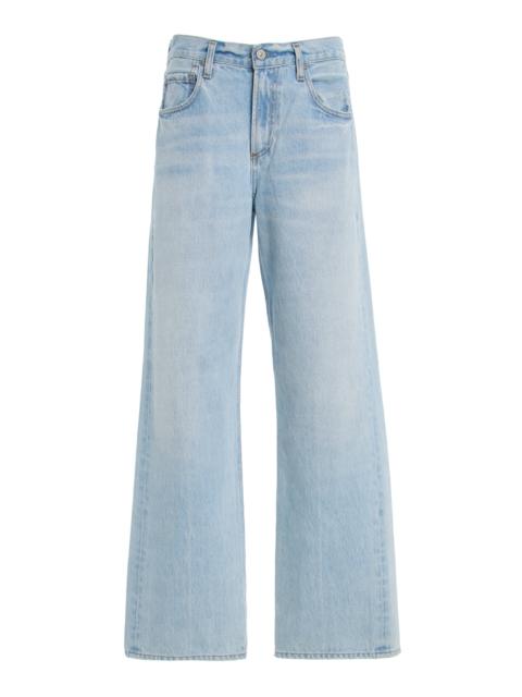 Lindz Easy Straight-Leg Jeans light wash