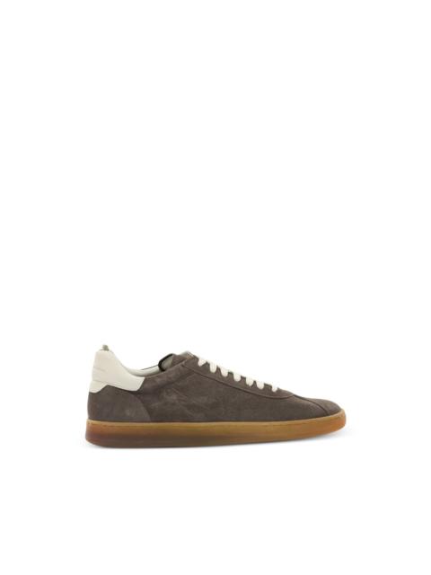 lace-up suede sneakers