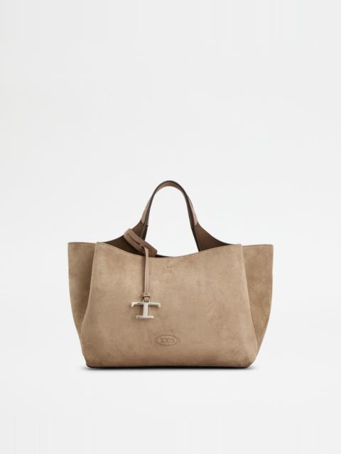 BAG IN SUEDE MINI - BROWN