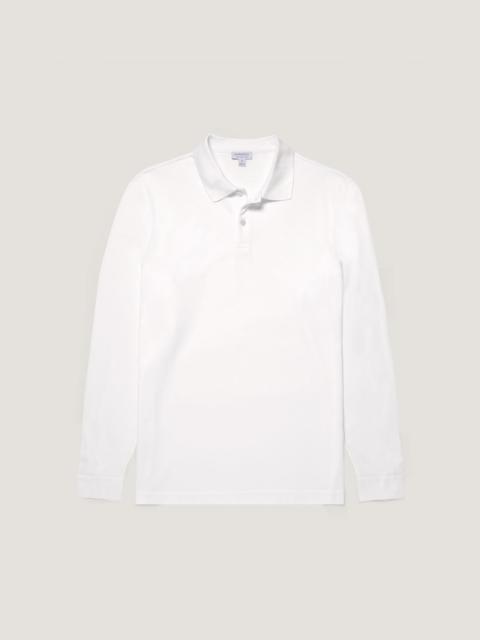 Long Sleeve Piqué Polo Shirt