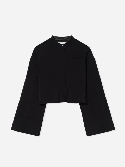 Bell Sleeve Blouse in Crepe