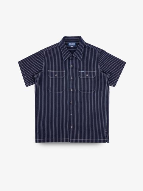 10OZ WABASH SHORT SLEEVED MECHANIC SHIRT - INDIGO
