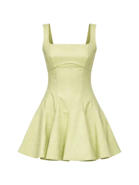 Emslie square-neck A-line dress