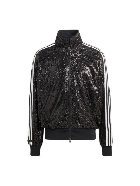 adidas originals Sequin Track Jacket 'Black' IA2461
