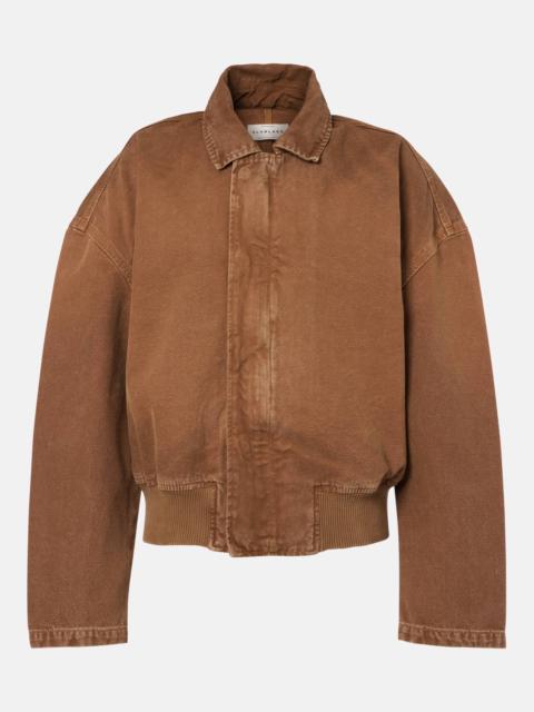 Harlem cotton canvas bomber jacket