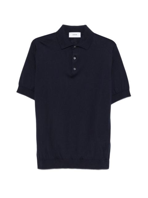 button placket polo shirt