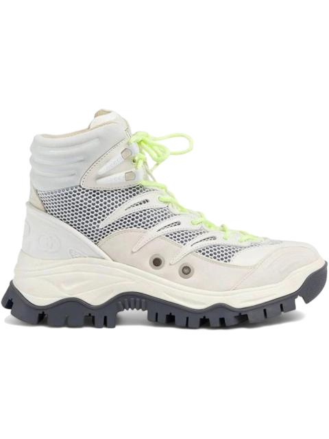 Gucci Lace Up Ankle Boot Grey White (Women's)