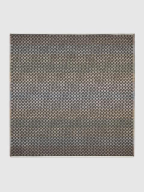 GG jacquard shawl