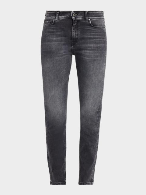 Mid-Rise Denim Skinny Jeans