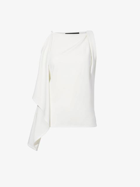 Alyssa Top in Matte Double Crepe