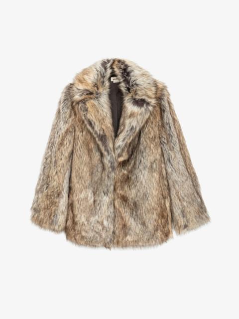 Faune Short Faux Fur Coat