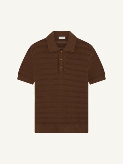 VIDAL COTTON JACQUARD POLO
