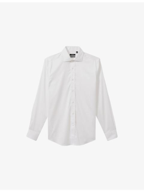 Bishopsgate Long-Sleeved Cotton-Blend Shirt