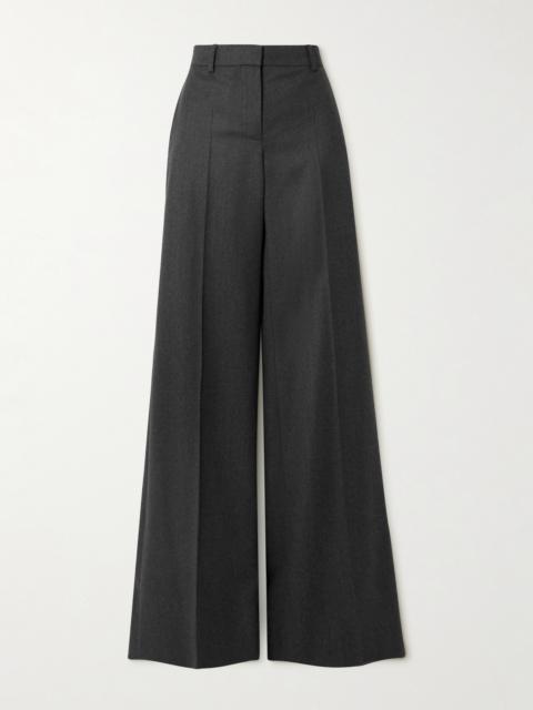 Wool-felt Flared Pants