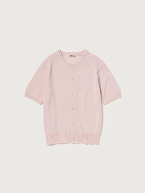 SUMMER CASHMERE KNIT HALF SLEEVED CARDIGAN