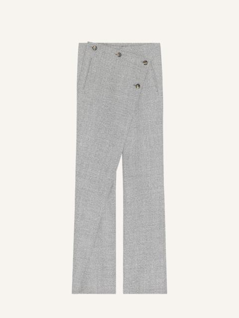 OBLIQUE CAVIAR PANTS