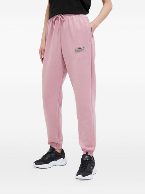 drawstring logo track pants