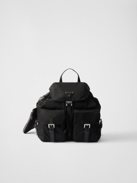 Re-Nylon medium backpack with pouch
