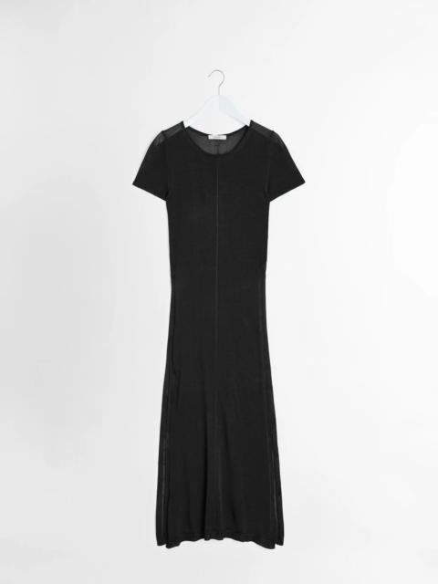 COLUMN DRESS WITH SLITS