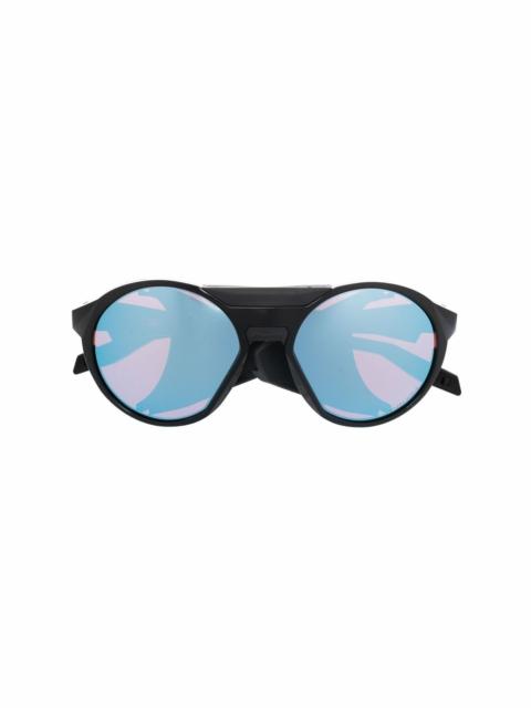 round-frame tinted-lens sunglasses