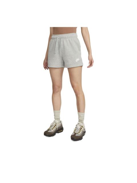 (WMNS) Nike Sportswear Club Fleece Mid-rise Shorts 'Grey' DQ5803-063