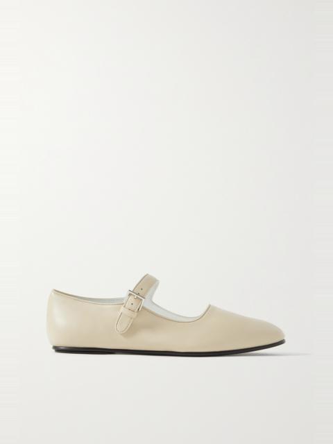 Ava leather Mary Jane ballet flats