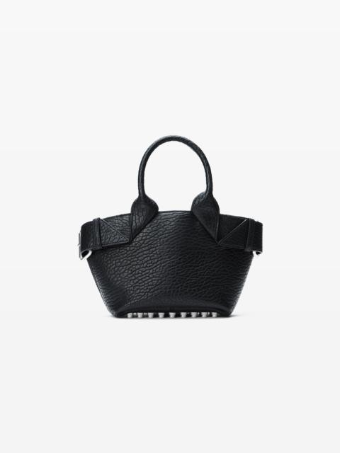 Black Small Leather Rhett Tote