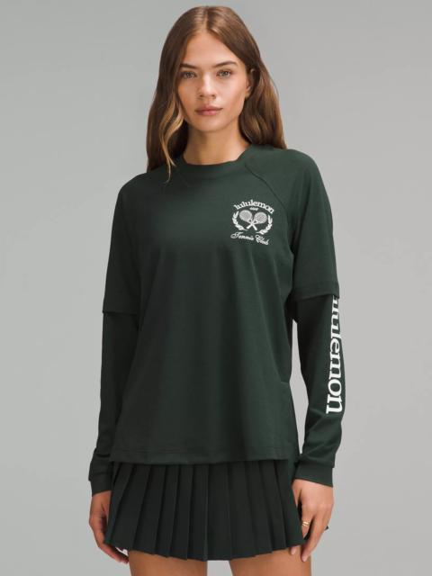 Layered Long-Sleeve T-Shirt *Tennis Club