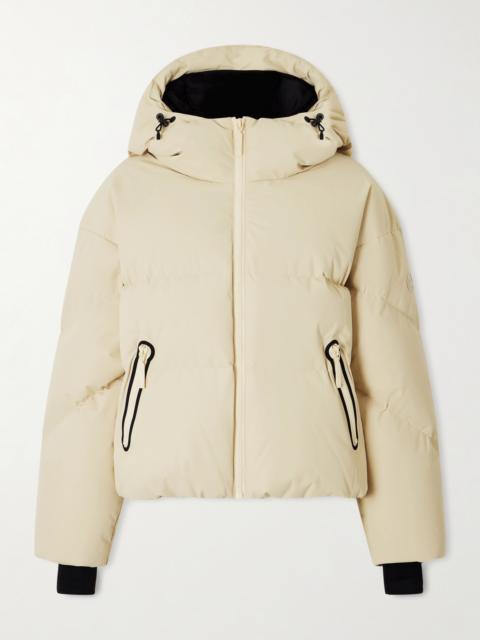 Meribel Hooded Quilted Recycled Down Ski Jacket