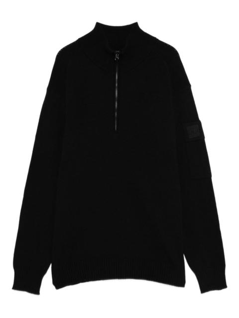 half-zip sweater