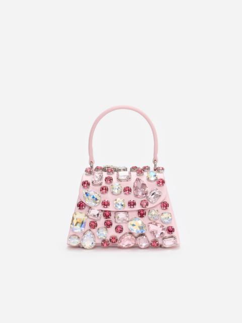 Pink Multi Crystal Mini Bag