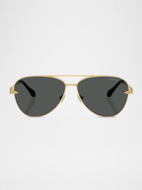 Men's VE2283 Aviator Sunglasses