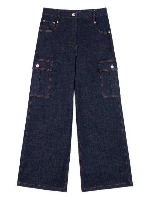 cargo-pocket jeans