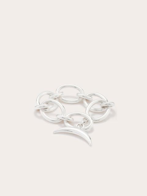 BANANA CHAIN BRACELET SILVER