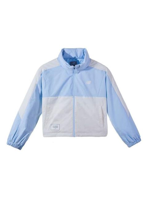 (WMNS) New Balance Running Club Nylon Jacket 'Blue' NAE12412-LBL