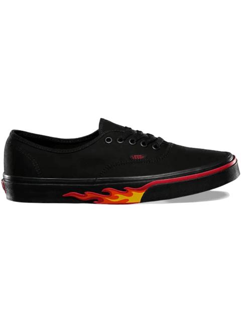 Vans Authentic Black Flame Wall