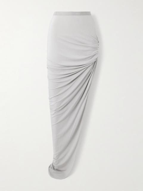 Edfu Gathered Jersey Maxi Skirt